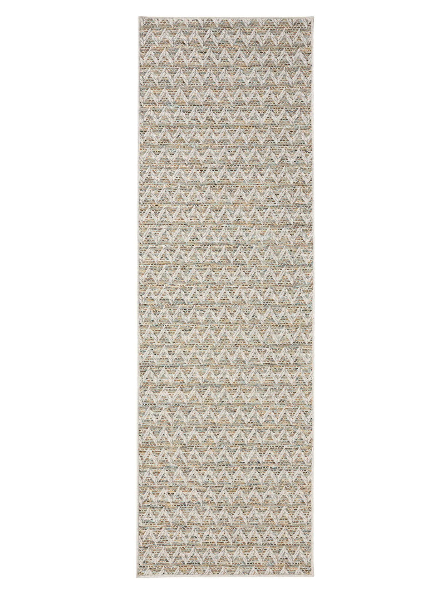 In- & Outdoor Runner Agra Blue/Cream