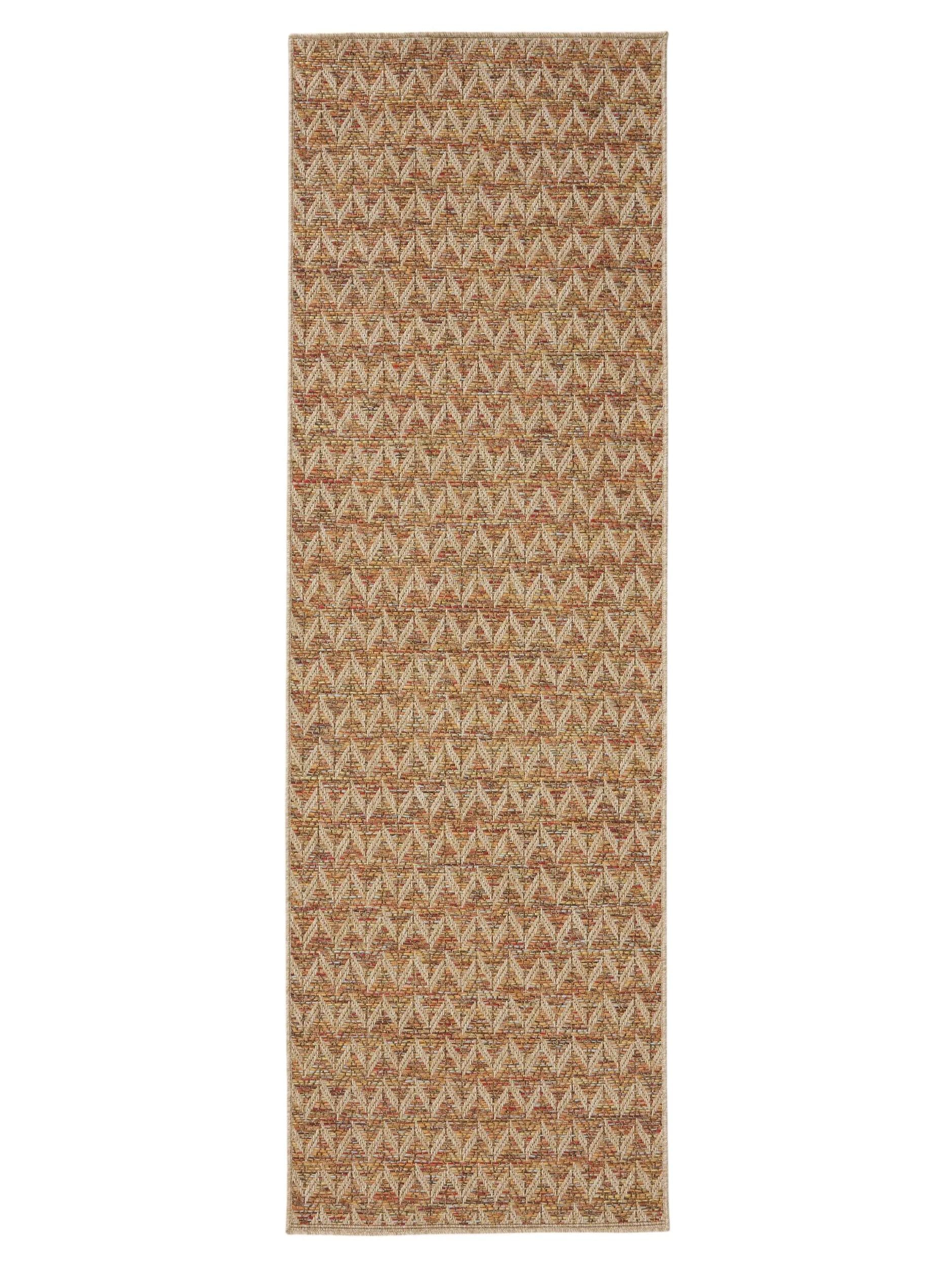 In- & Outdoor Läufer Agra Beige/Mehrfarbig
