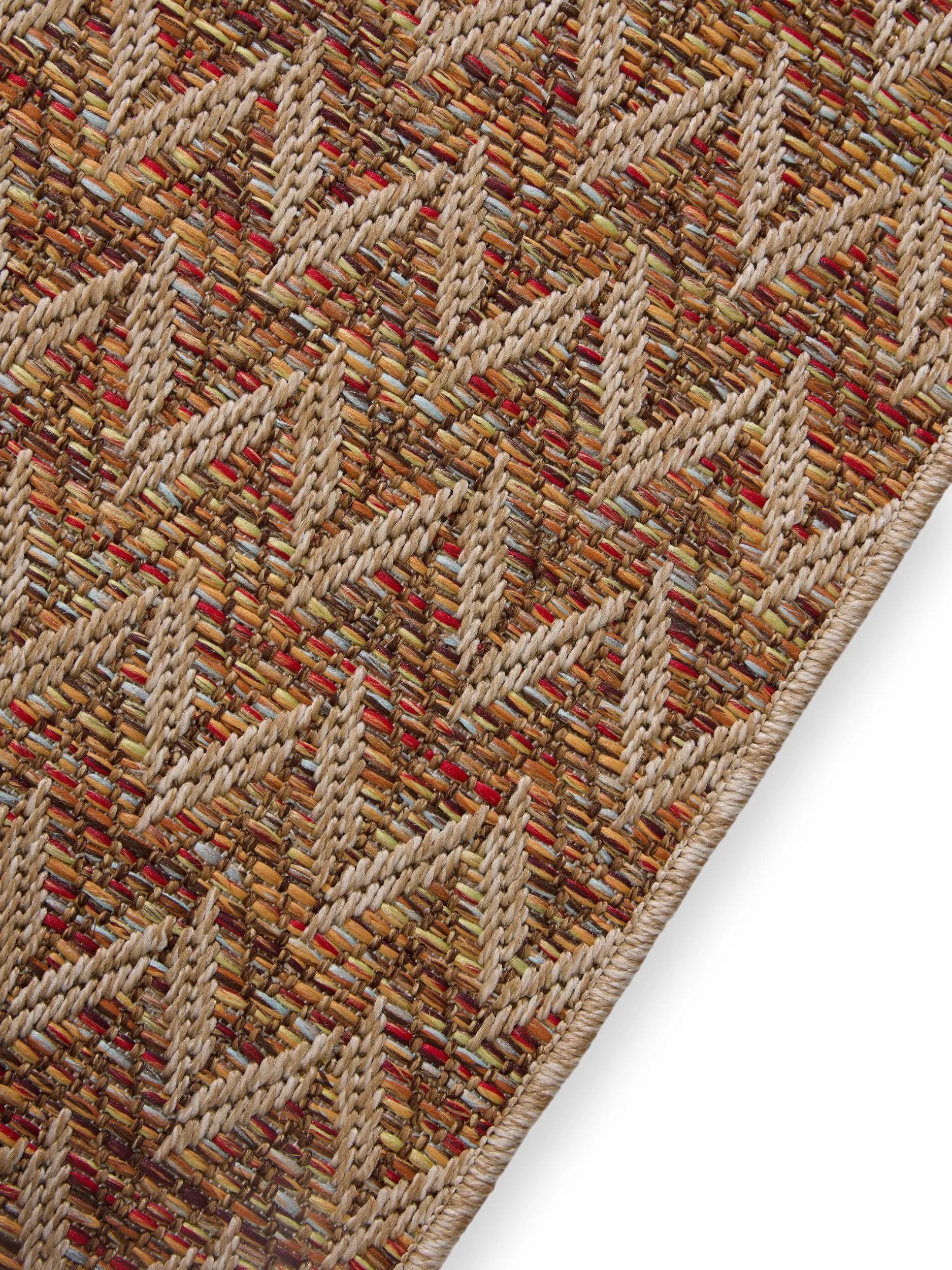 In- & Outdoor Läufer Agra Beige/Mehrfarbig