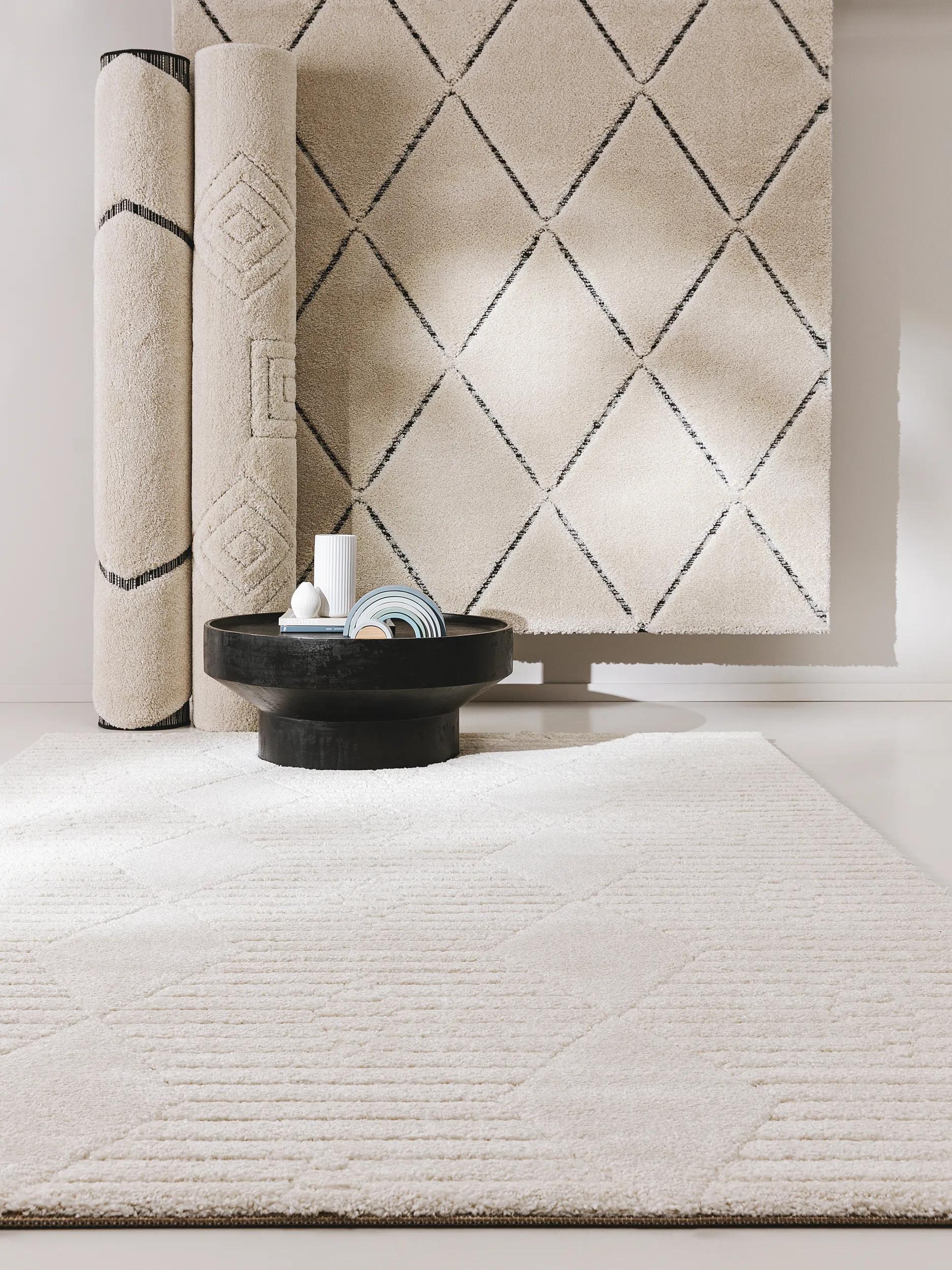 Shaggy rug Aimee Cream/Beige