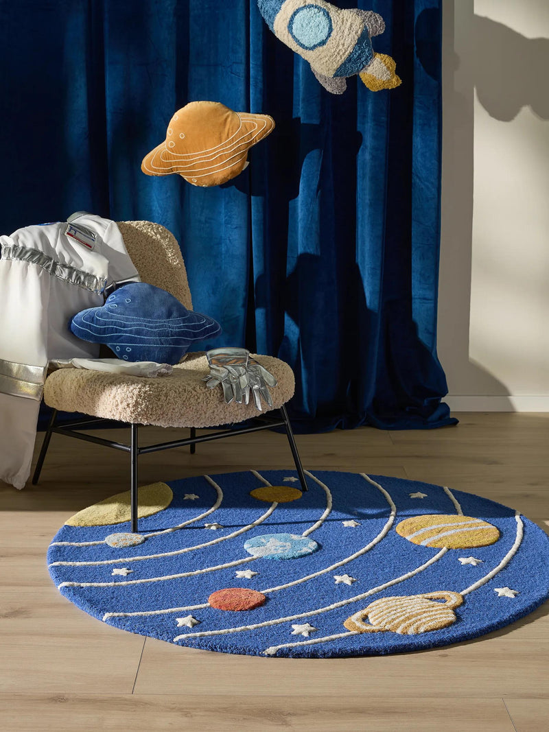 Kids Rug Alex Multicolour/Blue