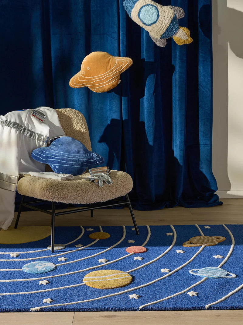 Kids Rug Alex Multicolour/Blue