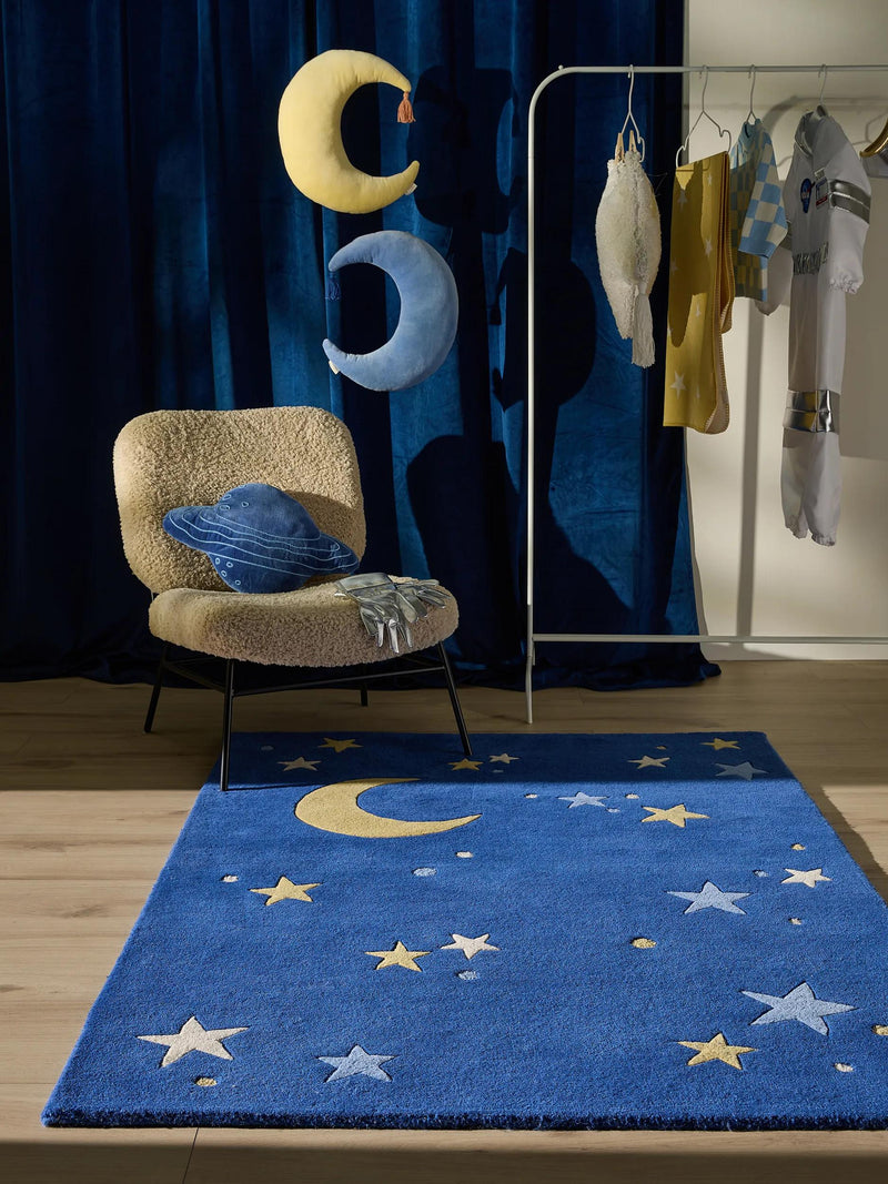 Kids rug Alex Blue