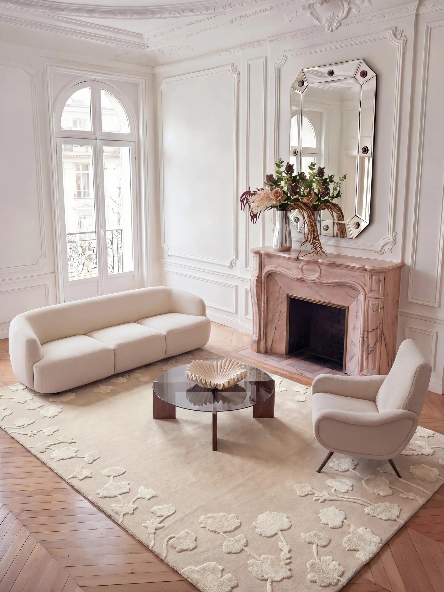 Wool Rug Alice Cream