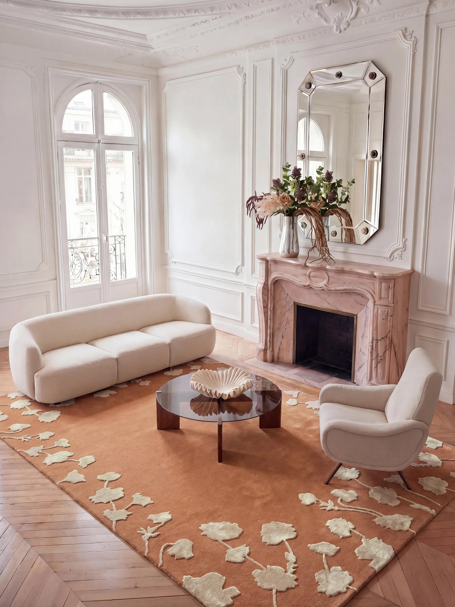 Wool Rug Alice Terracotta