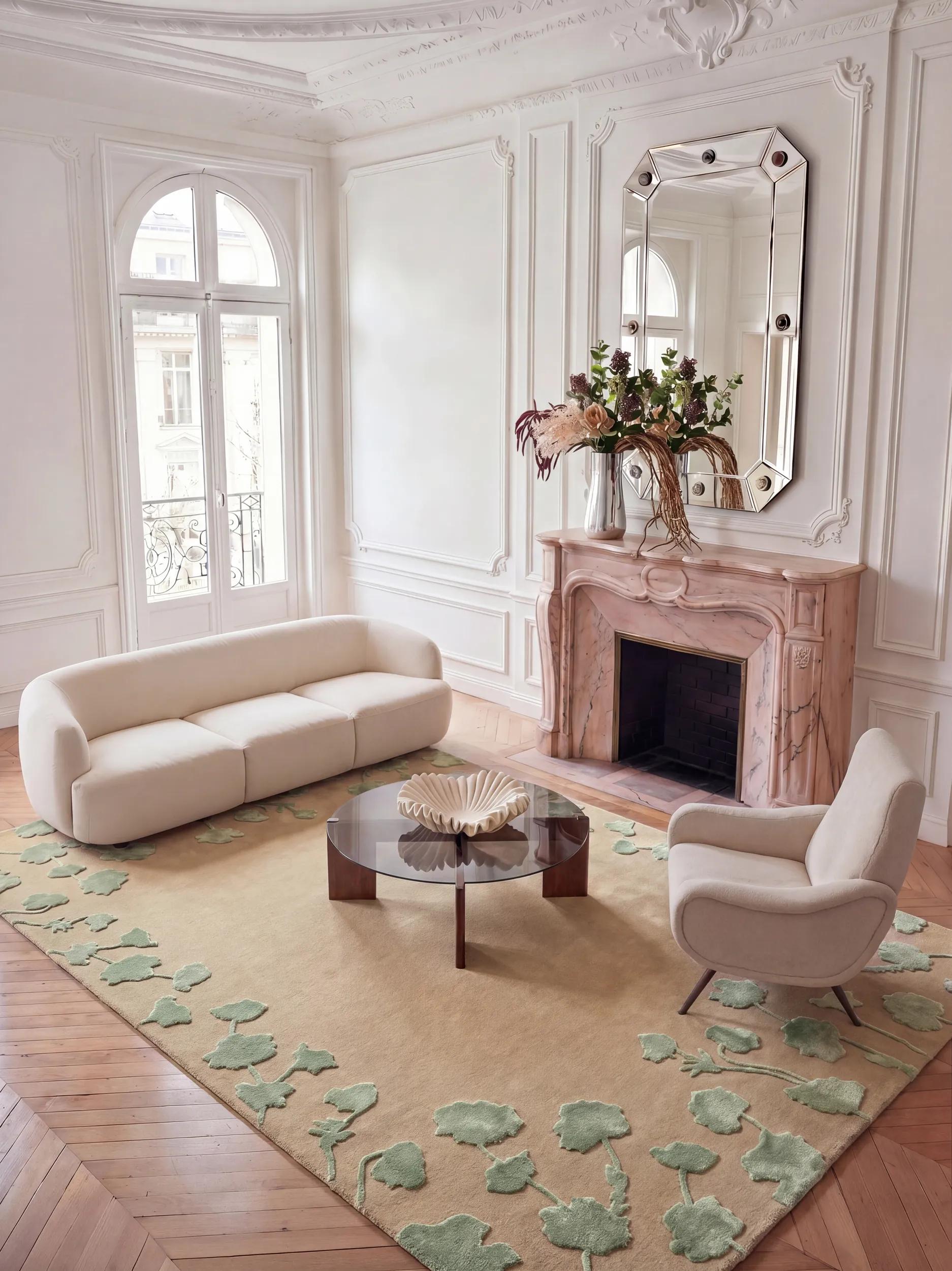 Wool Rug Alice Beige