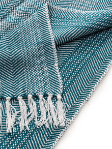 Cotton blanket Alisea Blue