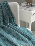 Cotton blanket Alisea Blue