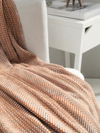 Cotton blanket Alisea Brown