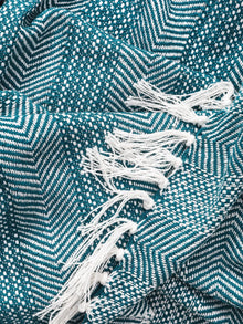 Cotton blanket Alisea Blue