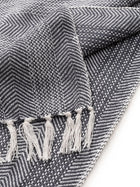 Cotton blanket Alisea Charcoal
