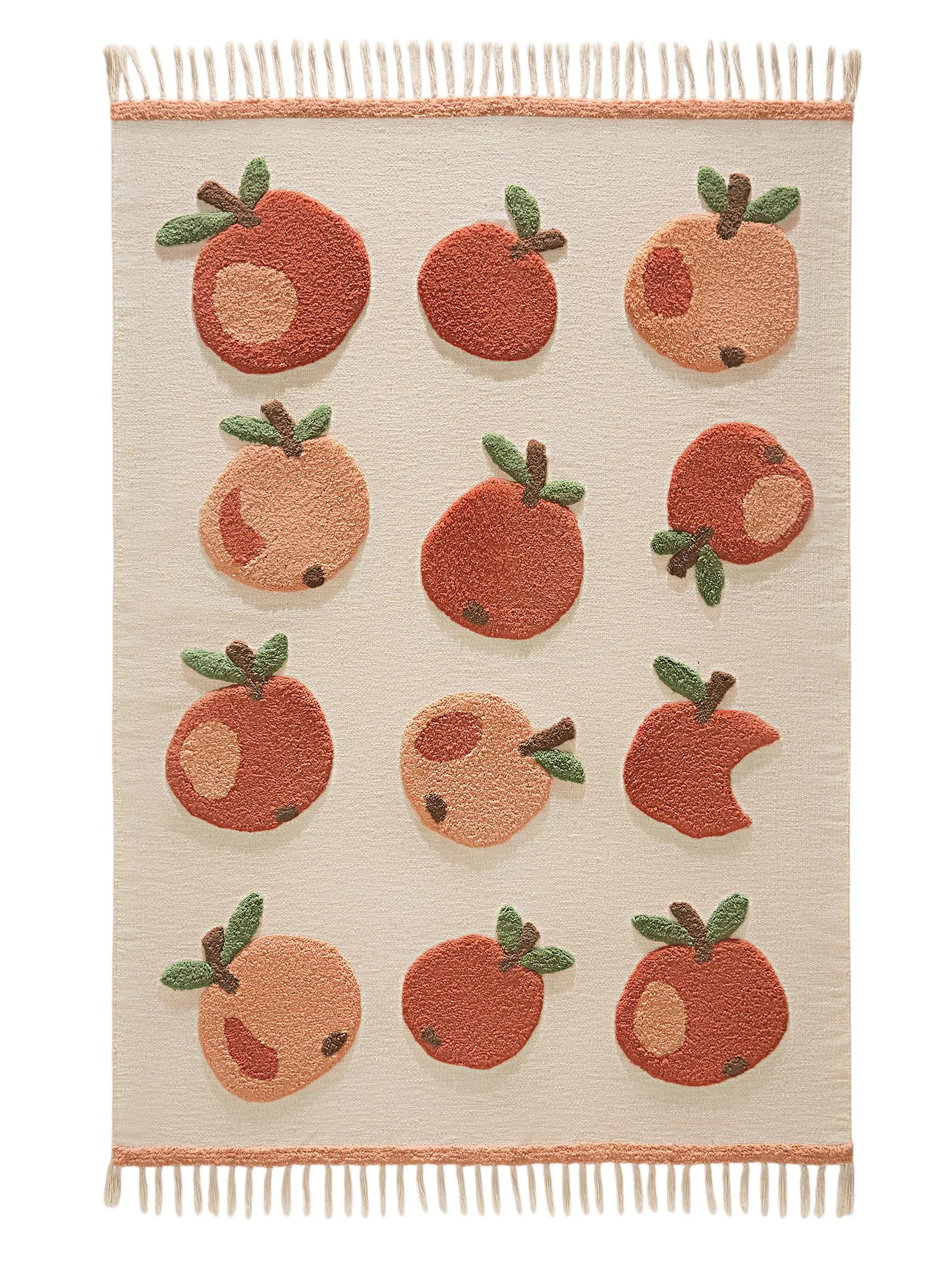 Kids rug Alma Beige/Red