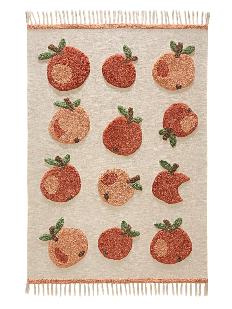 Kids rug Alma Beige/Red