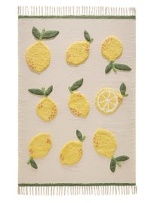 Kids rug Alma Cream/Yellow