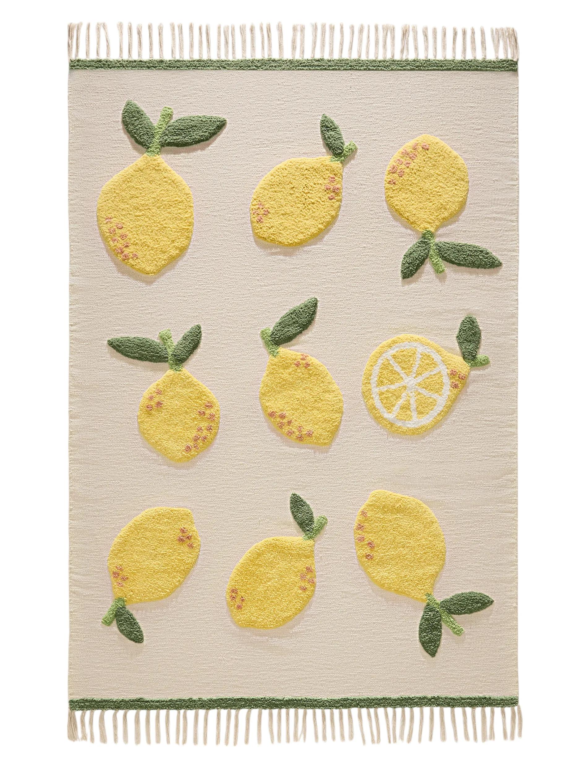 Kids rug Alma Cream/Yellow