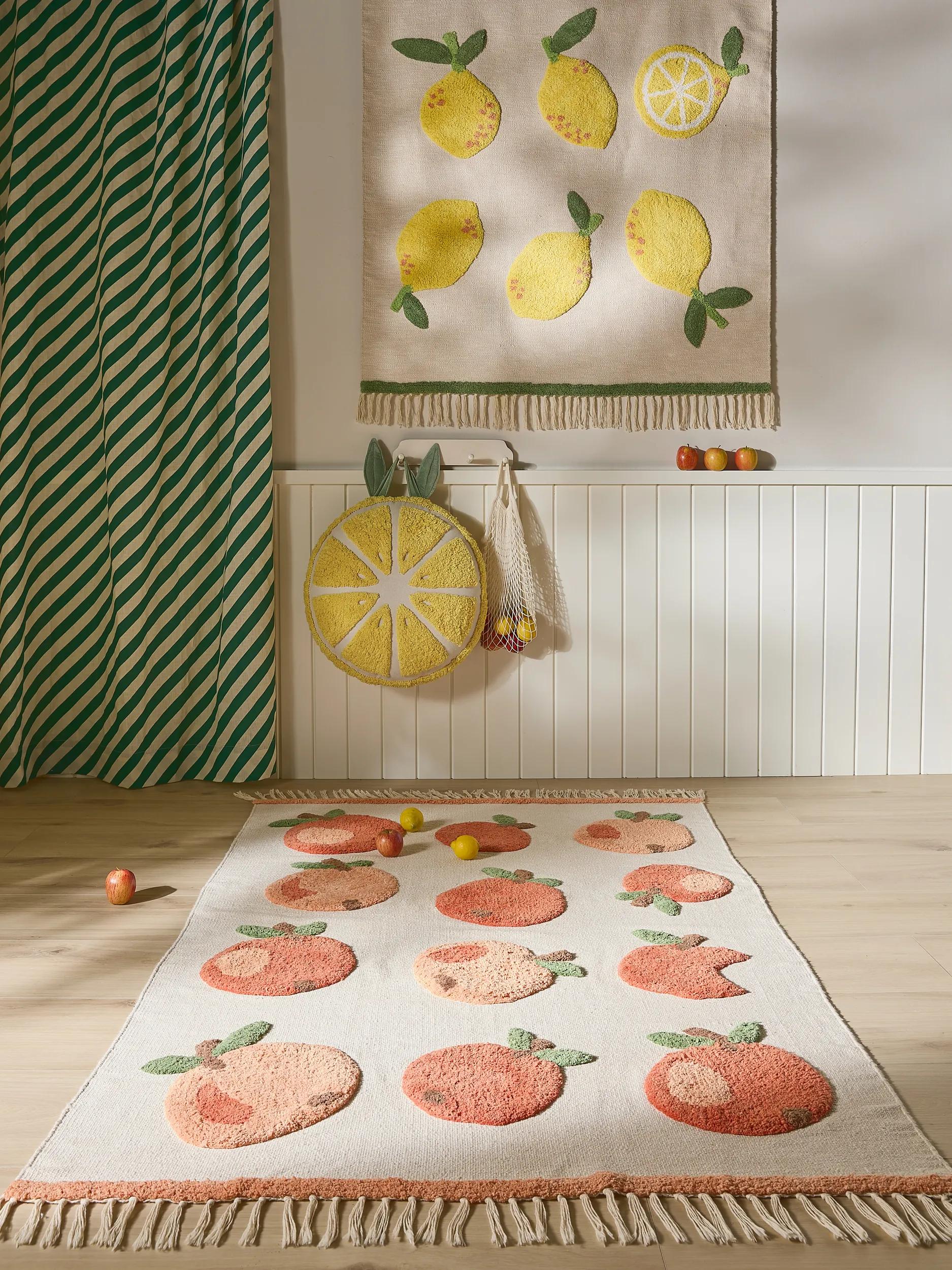 Floor Cushion Alma Yellow
