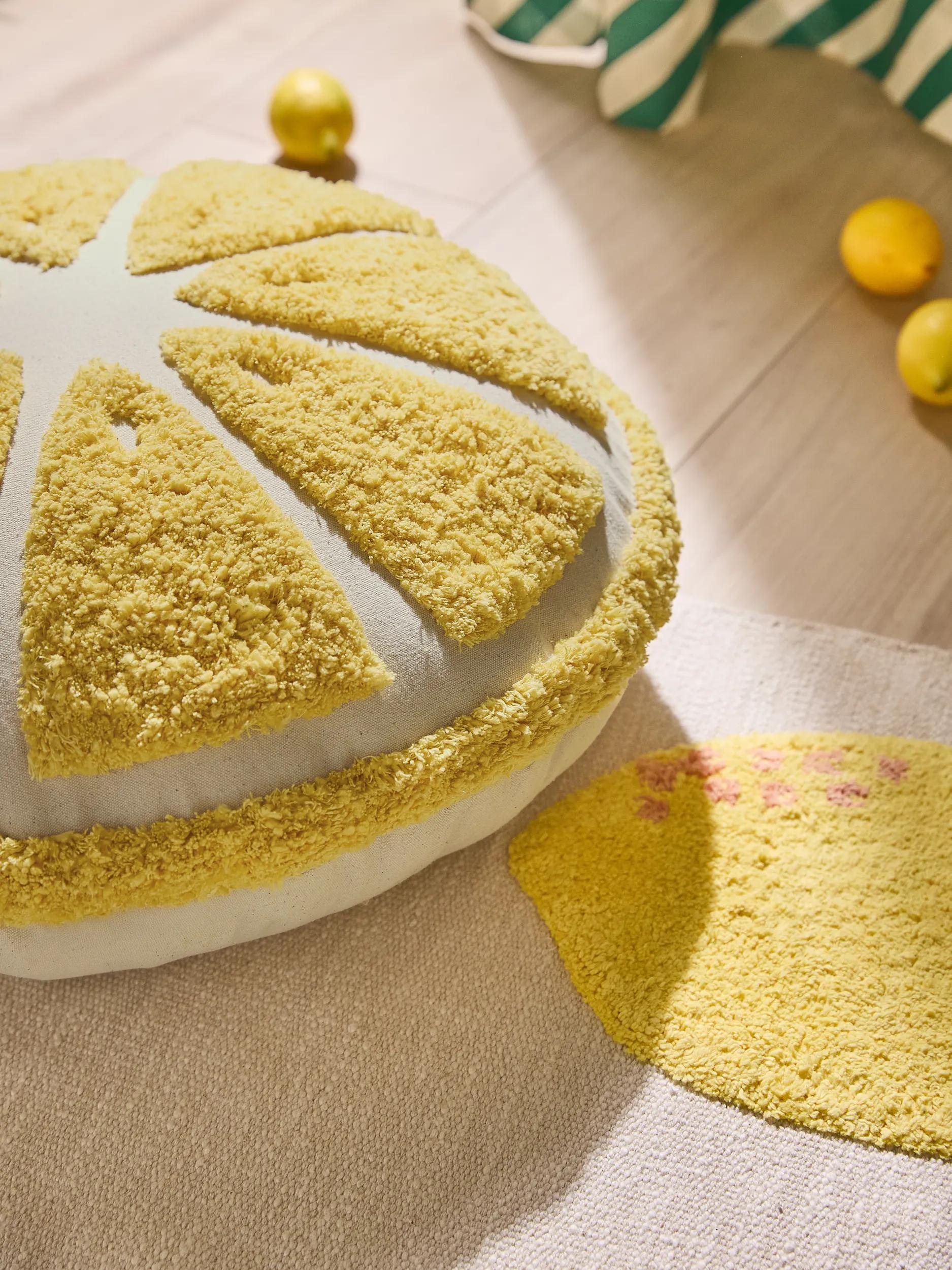 Floor Cushion Alma Yellow