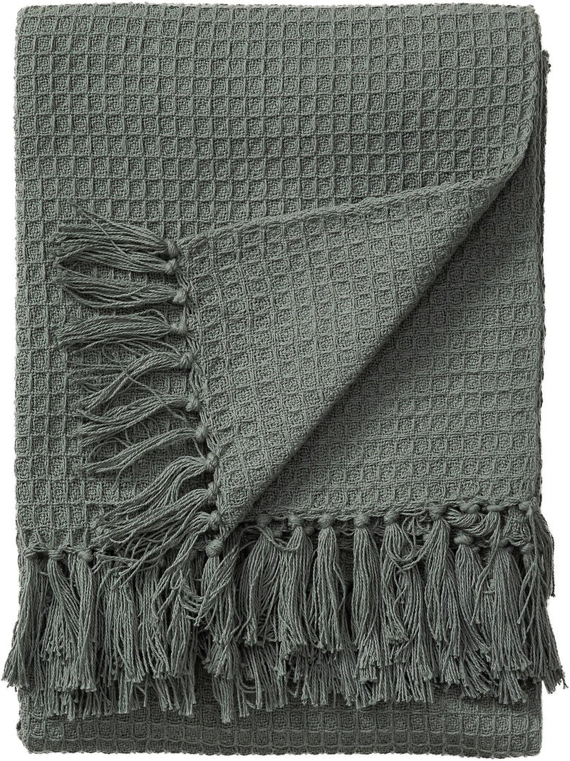 Cotton blanket Amalia Light Green