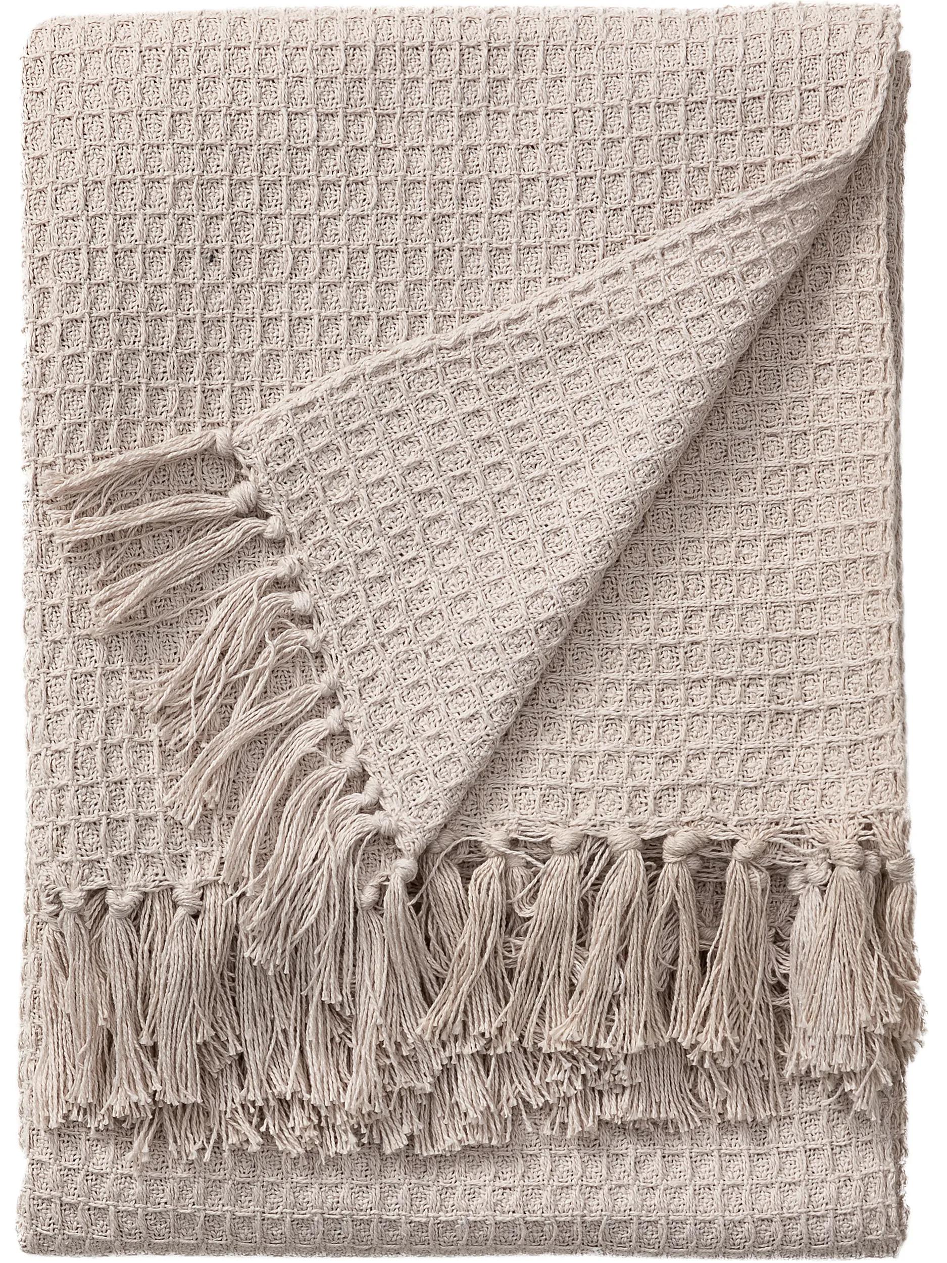 Cotton blanket Amalia Ivory
