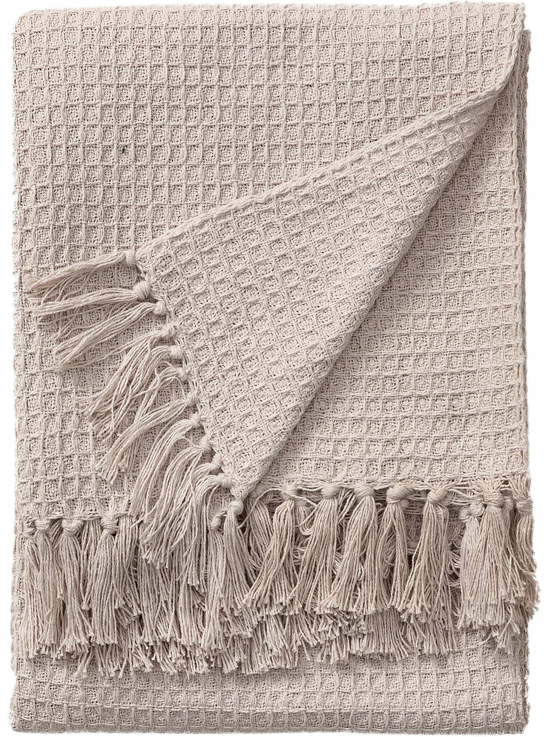 Cotton blanket Amalia Ivory