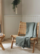 Cotton blanket Amalia Light Green