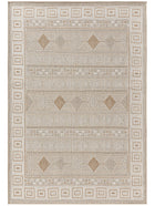 Alfombra para interior y exterior Andora crema/beige