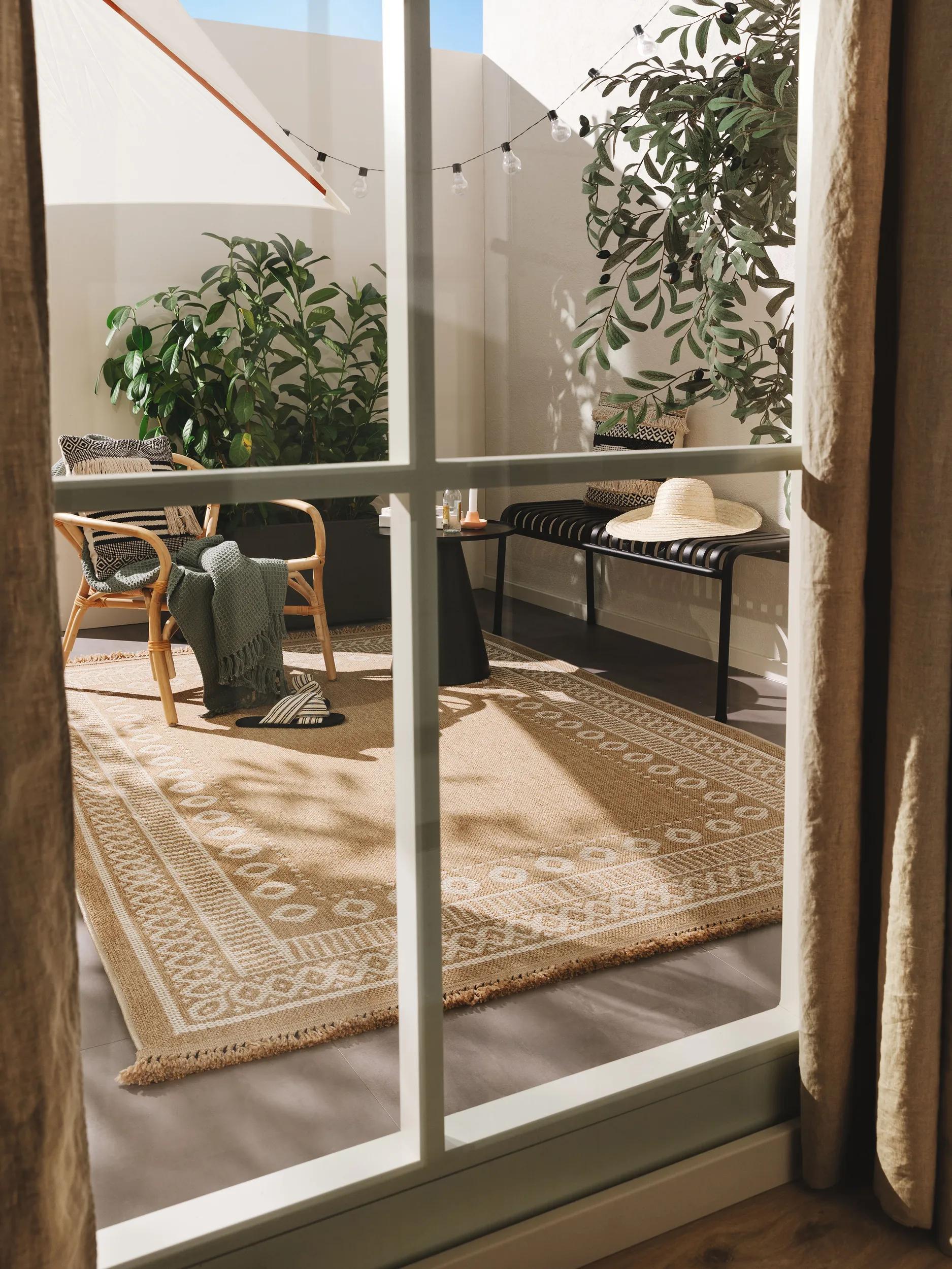 In- & Outdoor Rug Andora Cream/Beige