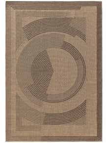Alfombra para interior y exterior Andora beige/marrón