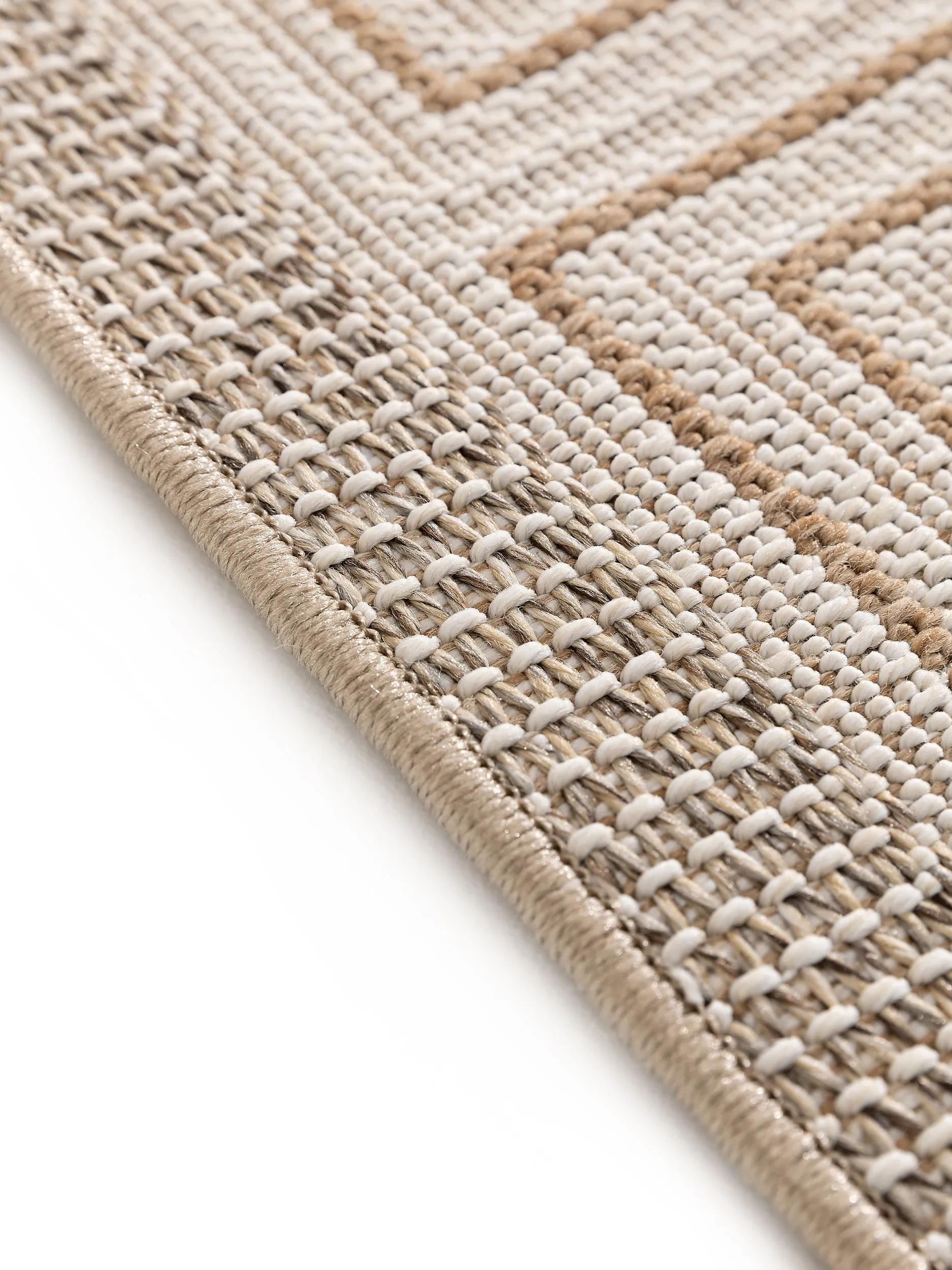 Alfombra para interior y exterior Andora crema/beige