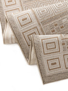 Alfombra para interior y exterior Andora crema/beige