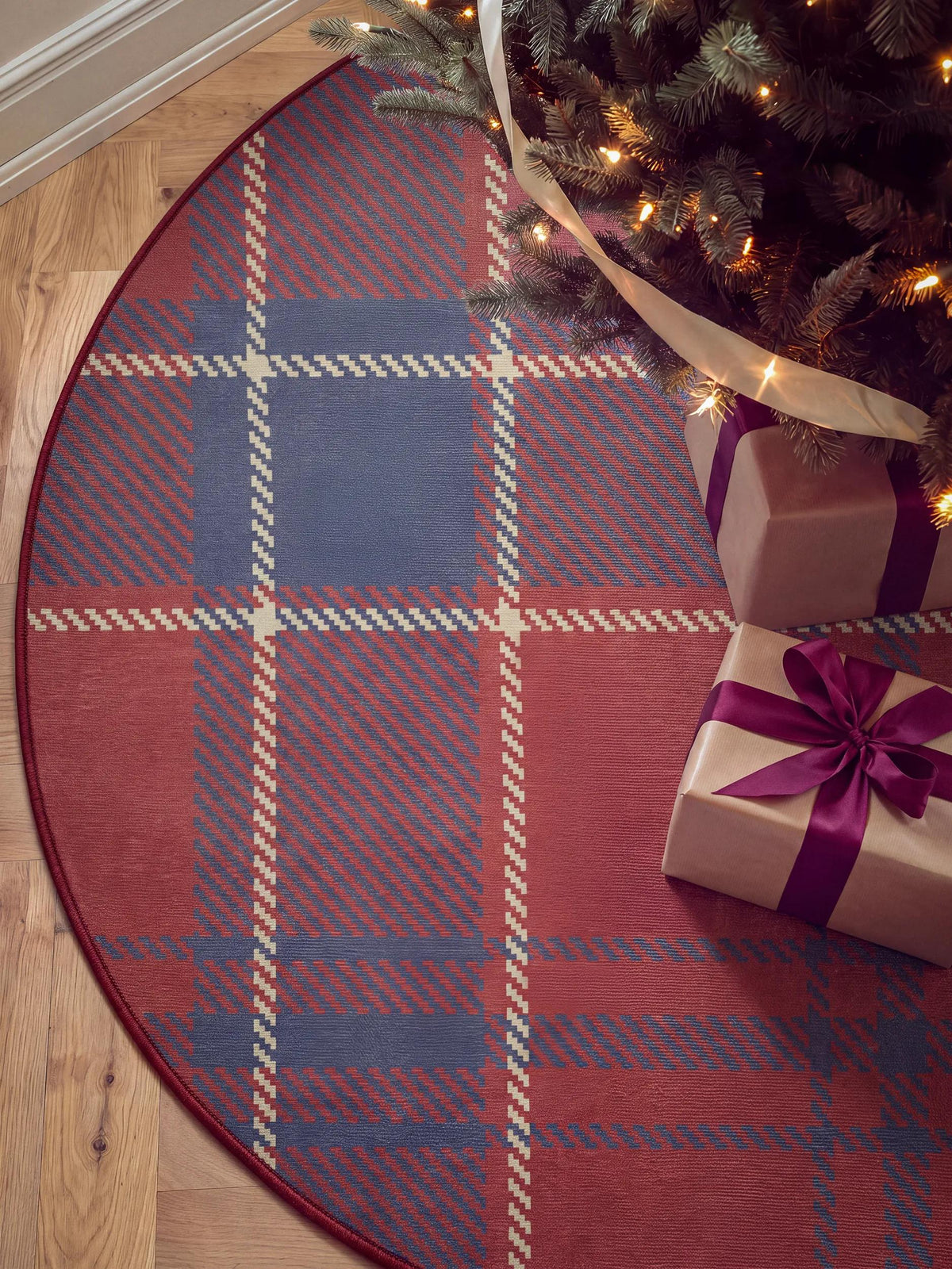 Washable Rug Angus Red