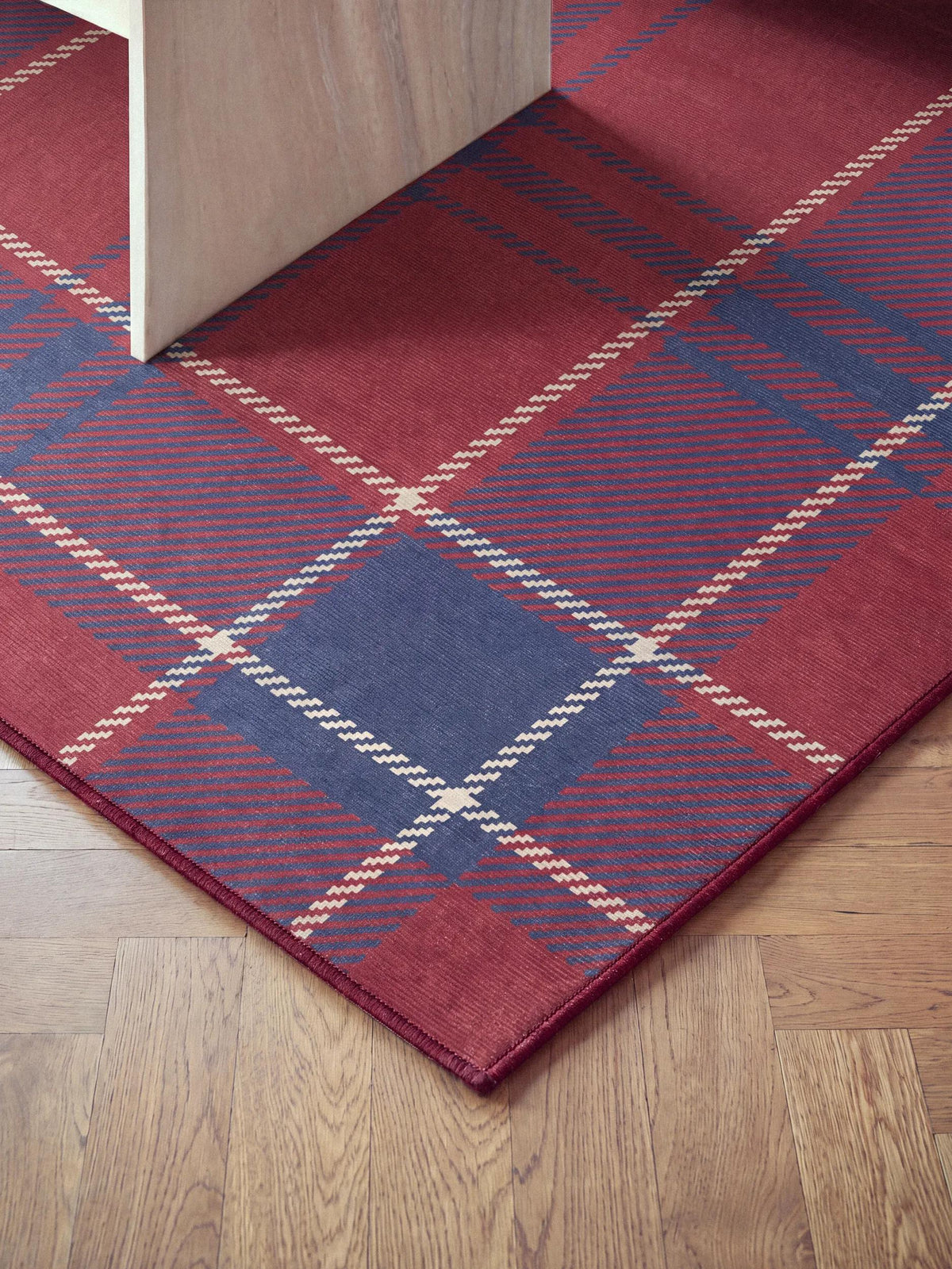 Washable Rug Angus Red