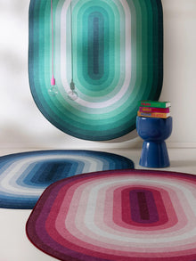 Flat Weave Rug Anko Green
