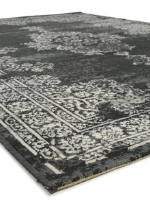 In- & Outdoor Rug Antique Black/White