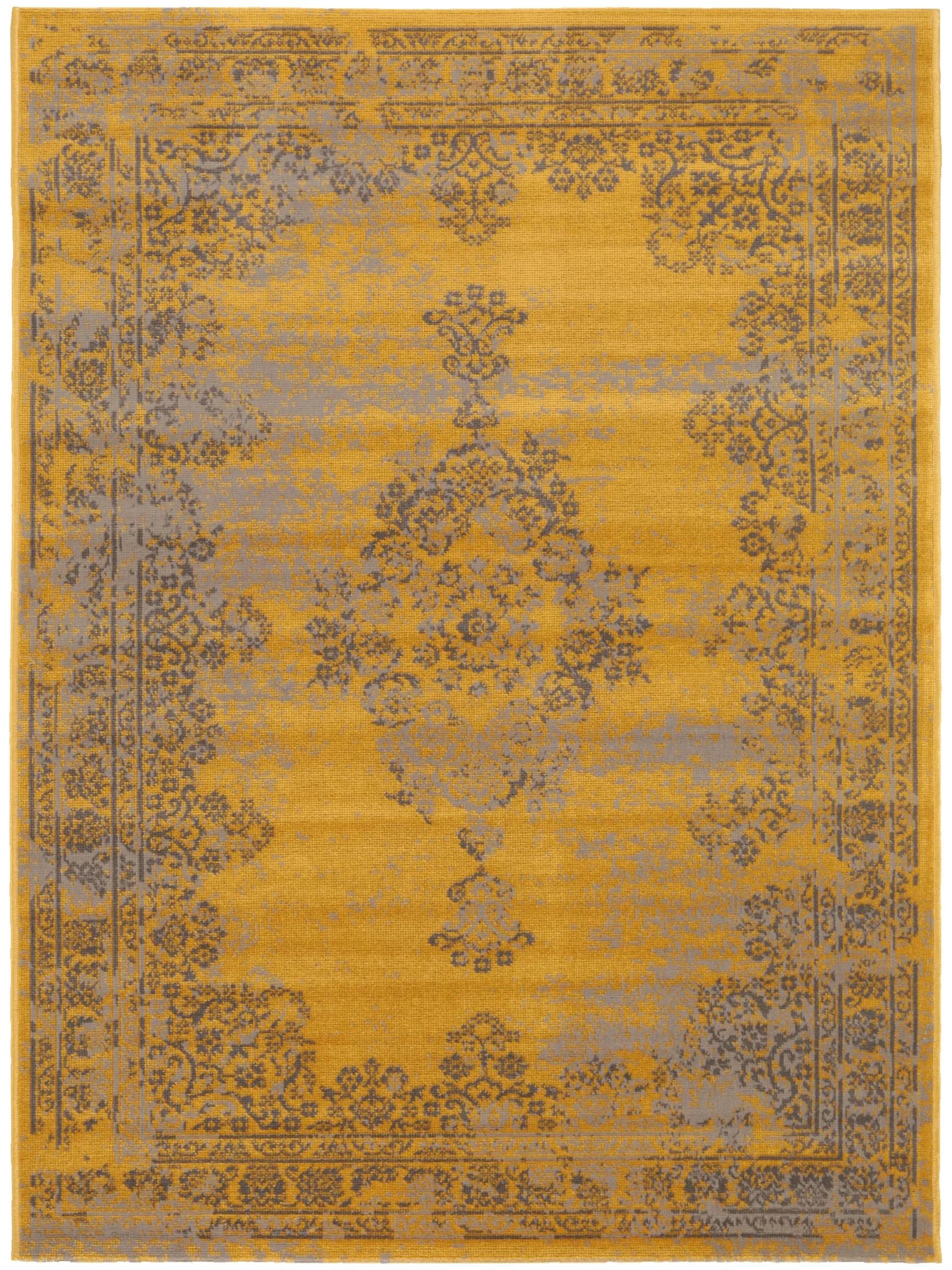 In- & Outdoor Rug Antique Yellow
