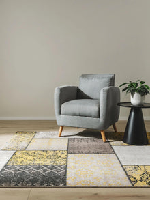 In- & Outdoor Rug Antique Yellow