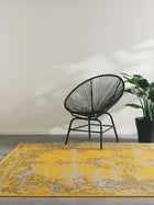 In- & Outdoor Rug Antique Yellow
