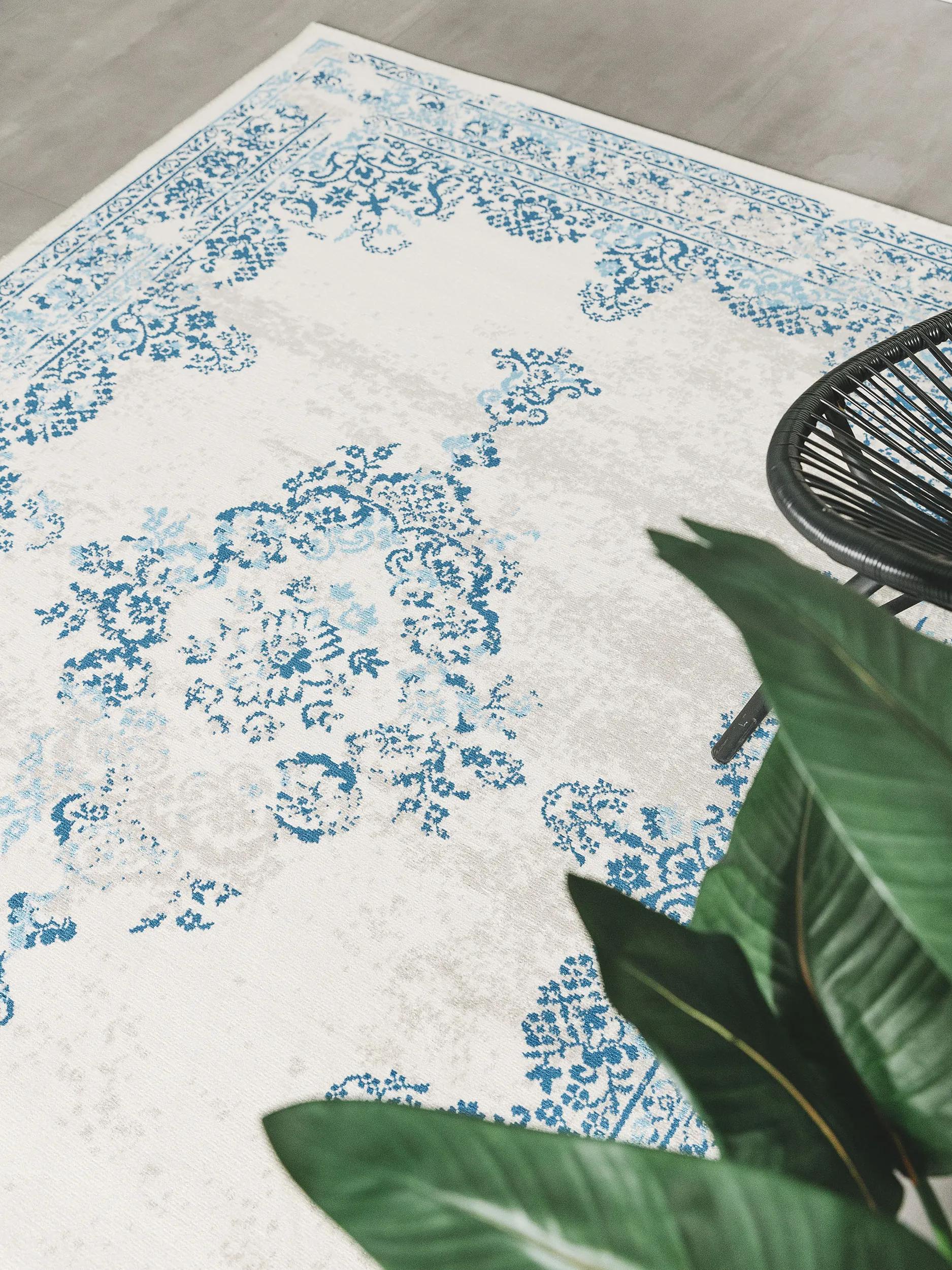 In- & Outdoor Rug Antique Beige/Blue