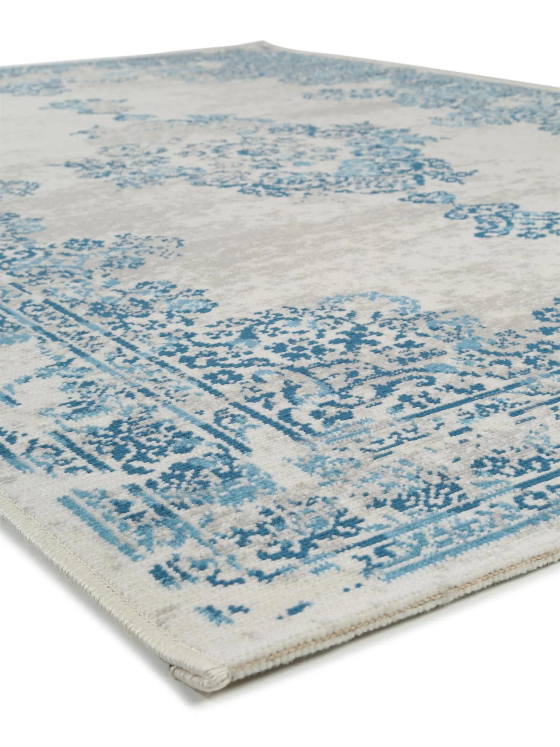 In- & Outdoor Rug Antique Beige/Blue