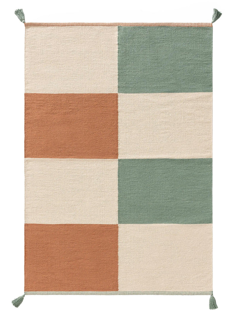 Kids rug Anton Multicolour/Green