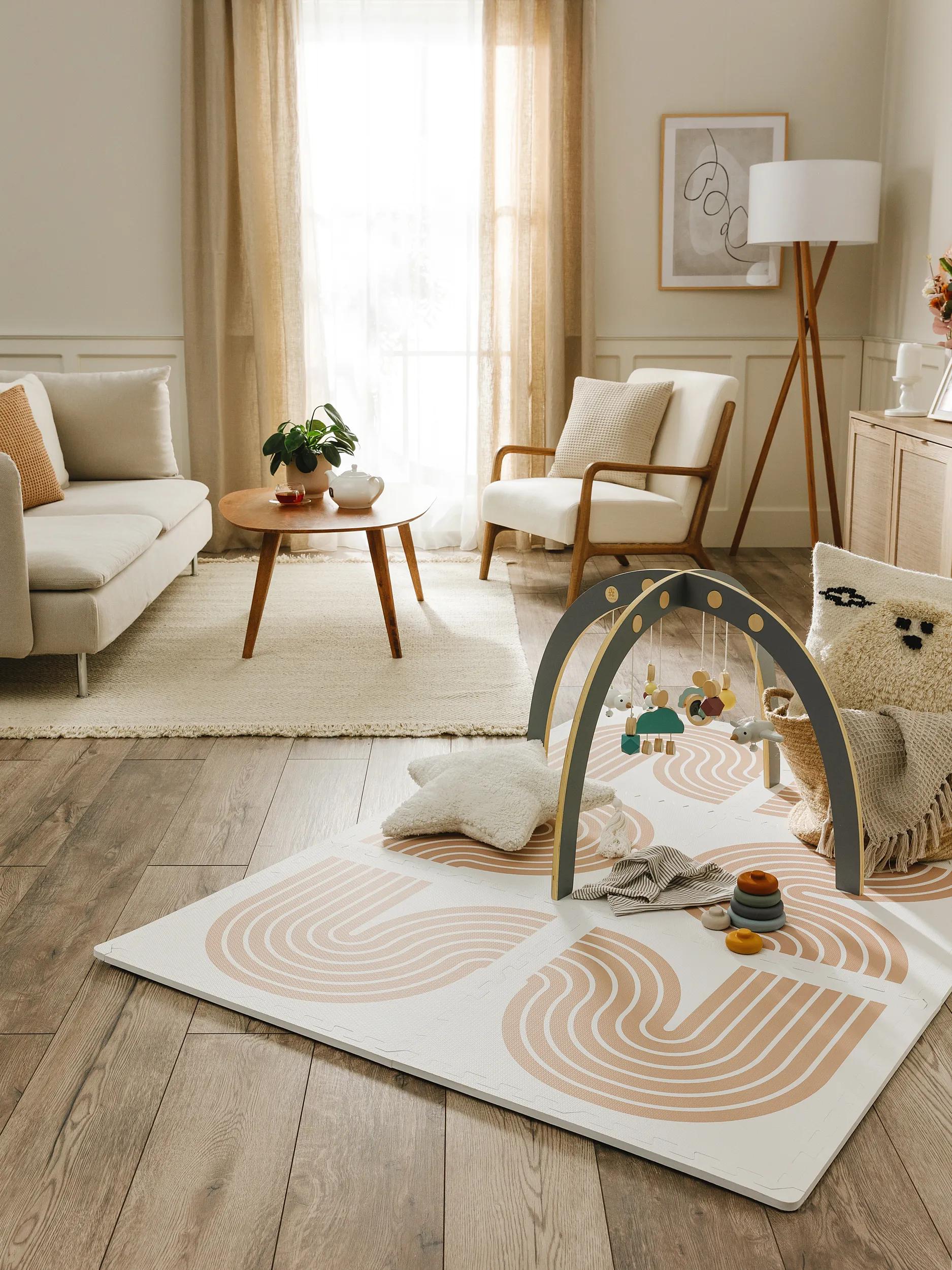 Tapis de jeu Archie Beige