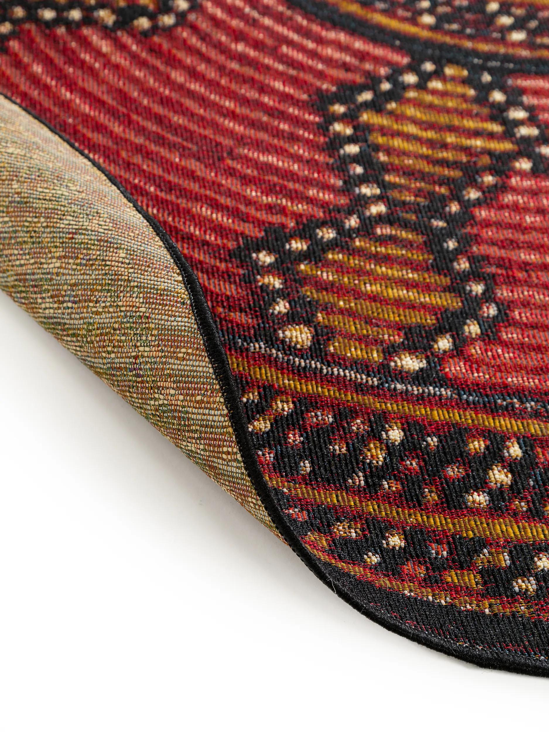 In- & Outdoor Round Rug Artis Red