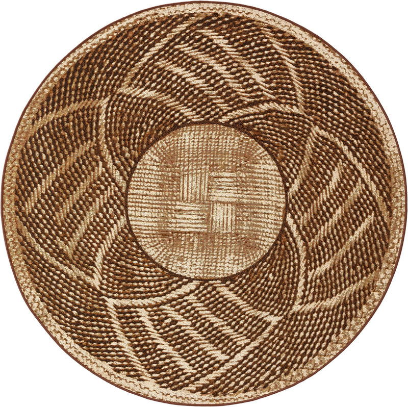 In- & Outdoor Round Rug Artis Gold
