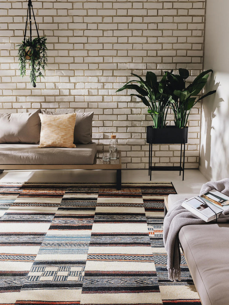 Tapis d'intérieur et d'extérieur Artis multicolore