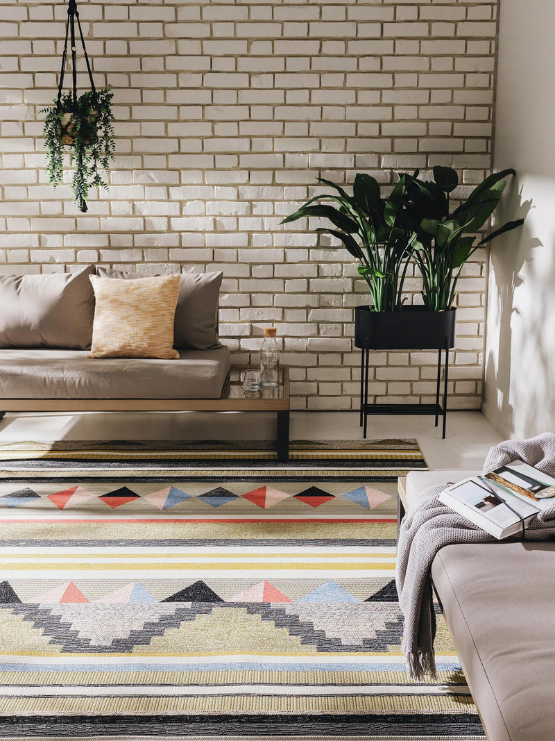 Tapis d'intérieur et d'extérieur Artis multicolore