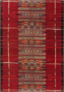 Alfombra de interior y exterior Artis multicolor/rojo
