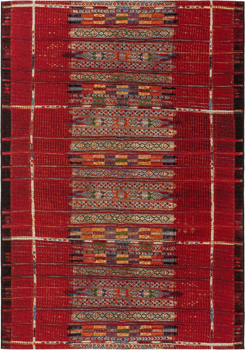 Alfombra de interior y exterior Artis multicolor/rojo