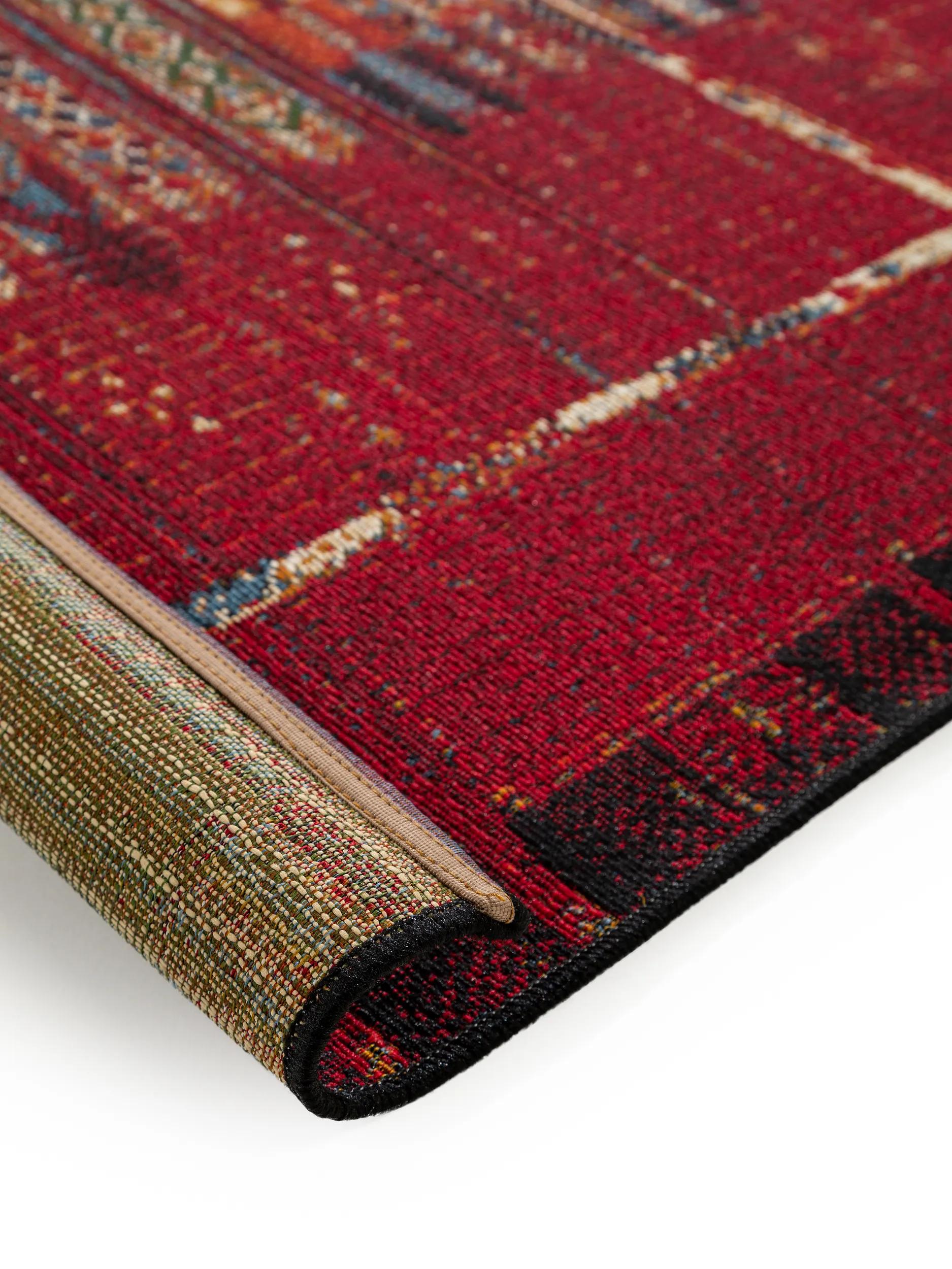 Alfombra de interior y exterior Artis multicolor/rojo