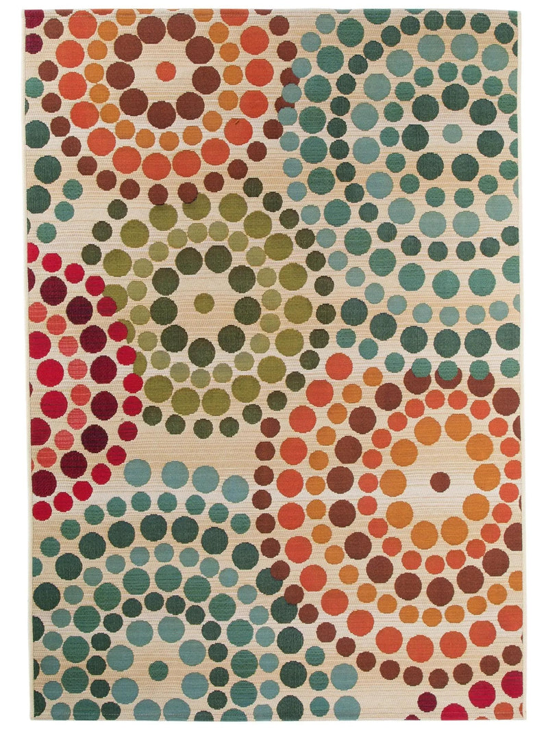 Tapis d'intérieur et d'extérieur Artis Beige/Multicolore