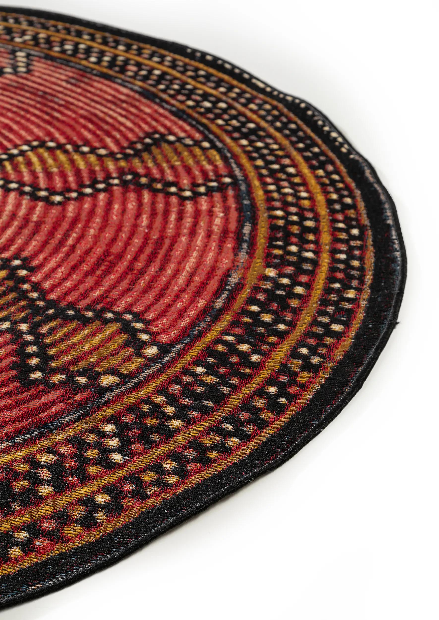In- & Outdoor Round Rug Artis Red